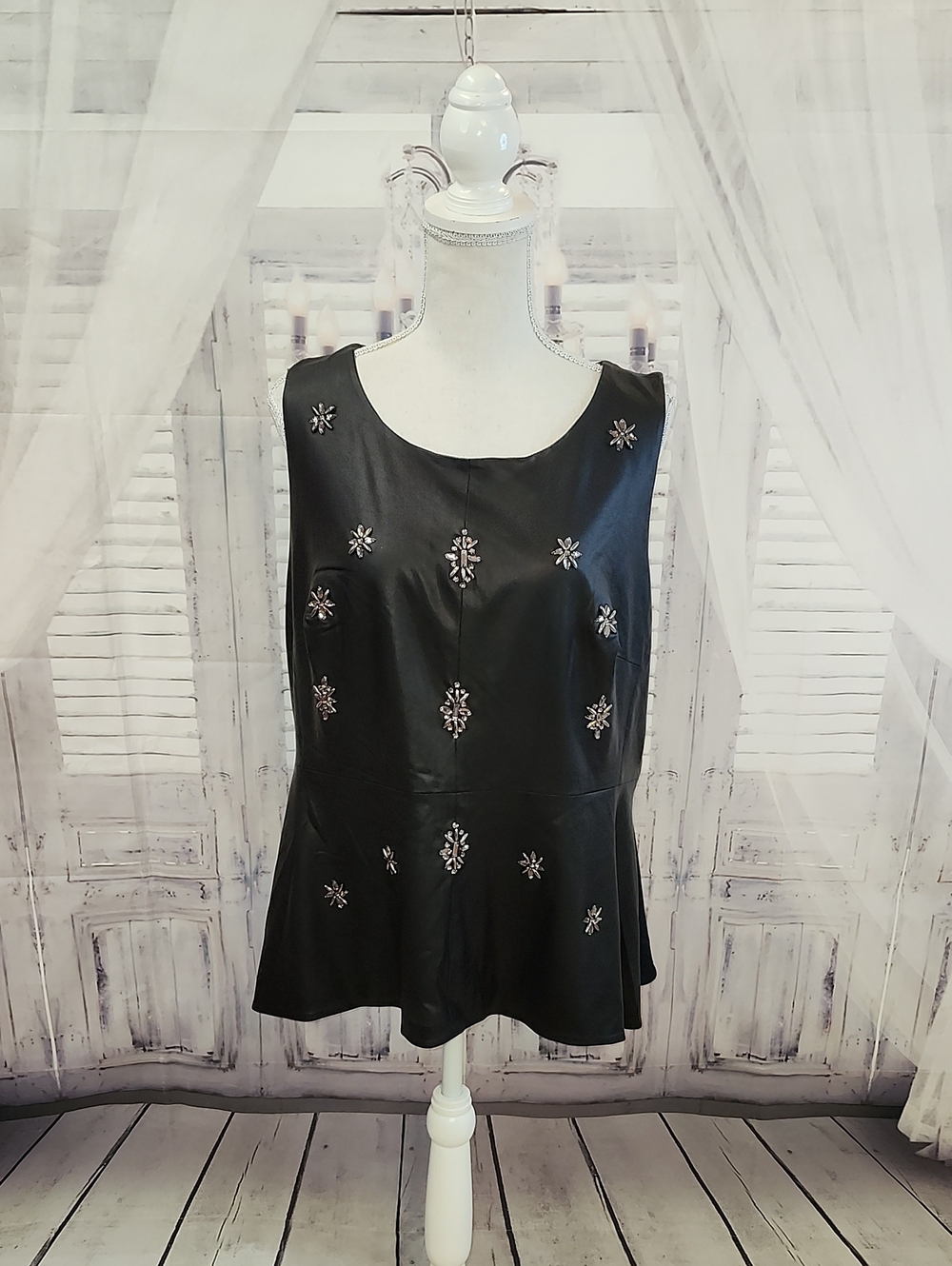 Lane Bryant Embellished Tank Top